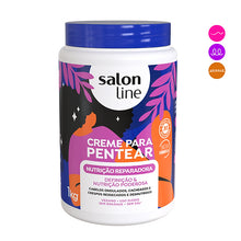Cargar imagen en el visor de la galería, Salon Line Crema de peinar Nutrición Reparadora 1kg