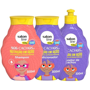 Salon Line Activador para peinar Kids SOS Cachos Nutrición 300ml