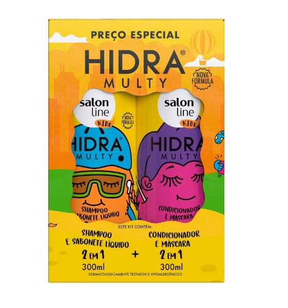 Salon Line shampoo + acondicionador hidra multikids 300ml