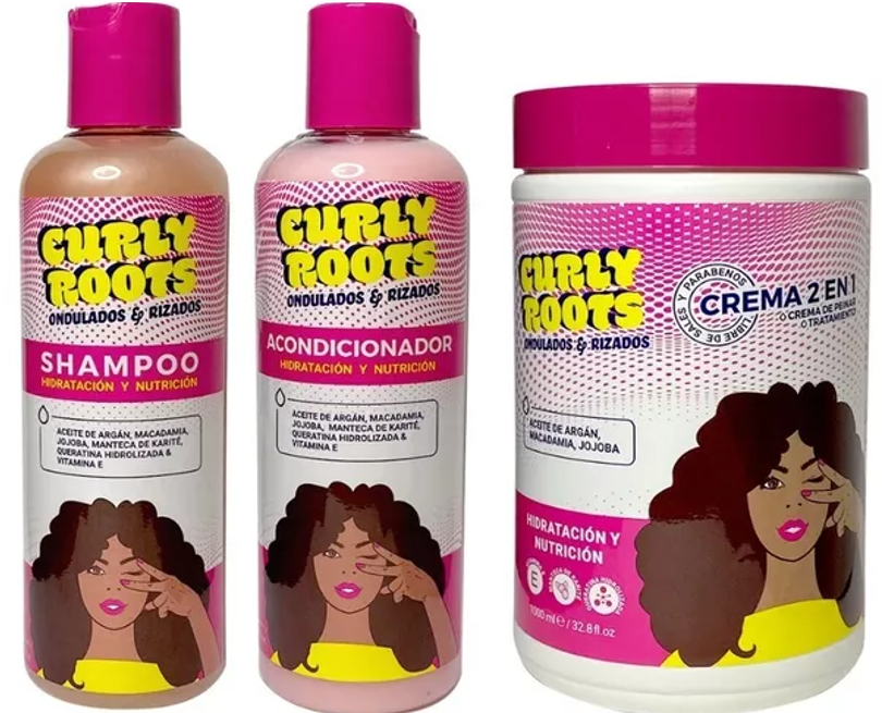 KIT CURLY ROOTS 1000 ML – Rincón Rizado