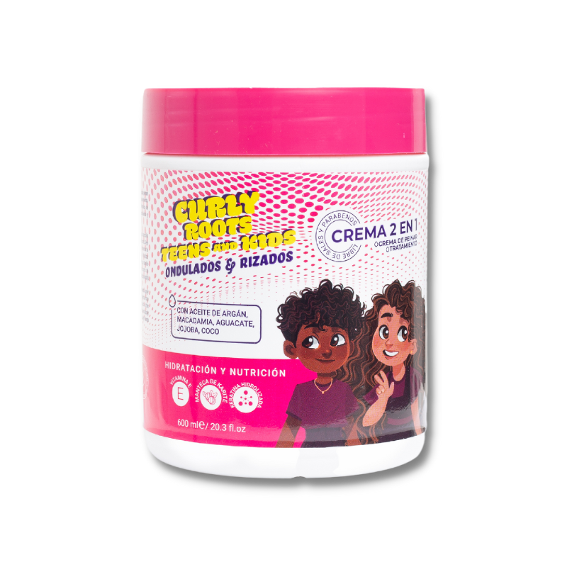 CURLY ROOTS KIDS CREMA 2 EN 1 – Rincón Rizado