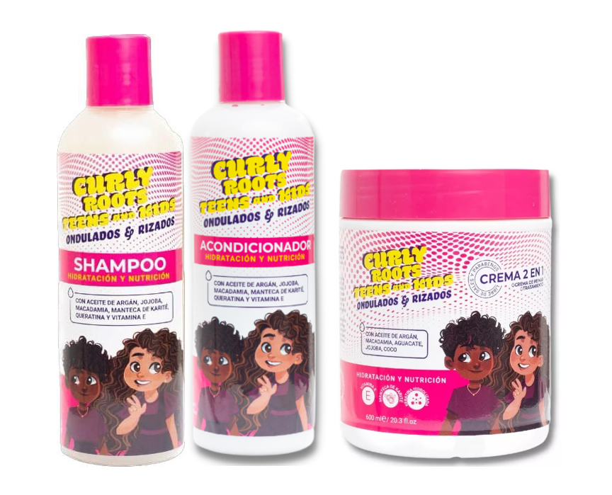 KIT CURLY ROOTS KIDS 600  ML